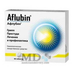 Aflubin homeopathic sublingual tablets #48