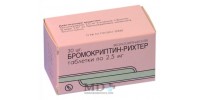 Bromcriptin tablets 2,5mg #30