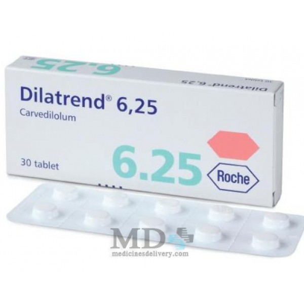 Dilatrend tablets 6,25mg #30