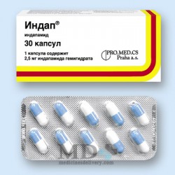 Indap capsules 2,5mg #30