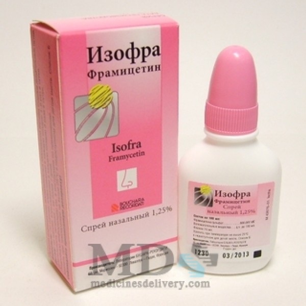 Isofra nasal spray 12,5mg/ml 15ml