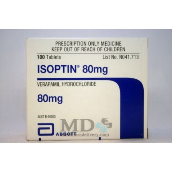 Isoptin tablets 80mg #100