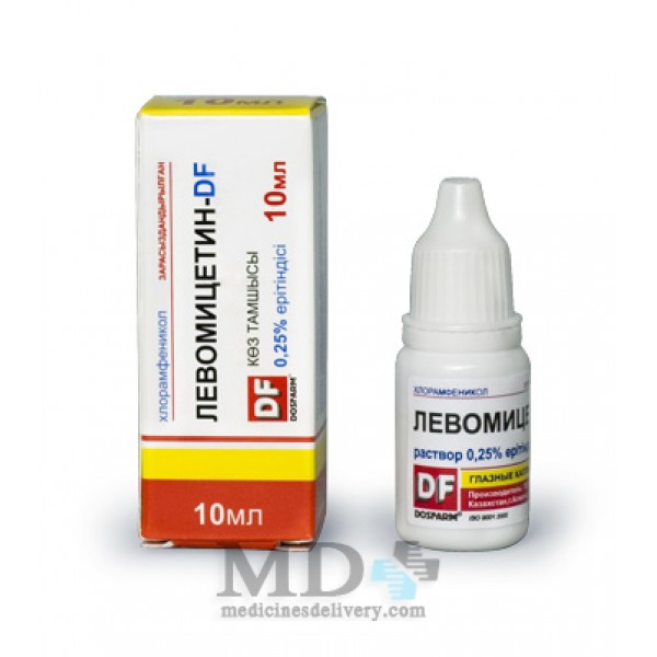 Laevomycetin ophthalmic drops 0,25% 10ml