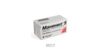 Maninil tablets 5mg #120