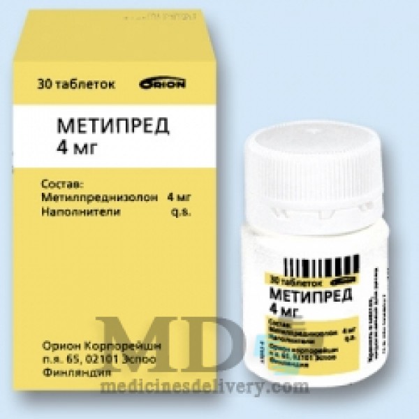 Metypred tablets 4mg #30