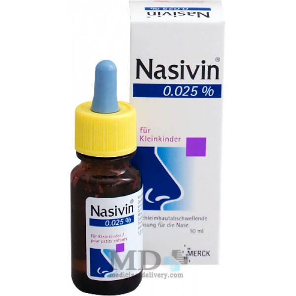 Nasivin 0,025% solution 10ml